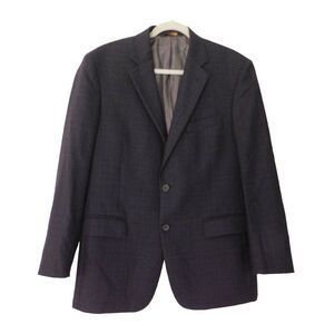 Brooks Brothers Men's Blue Plaid 100% Wool Madison‎ Fit Sport Coat Blazer Sz 40R